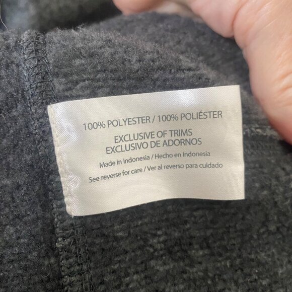 Woolrich Fleece Sweater Mens XXL‎ Grey Mock Neck Pullover Hiking Outdoor - Picture 3 of 10